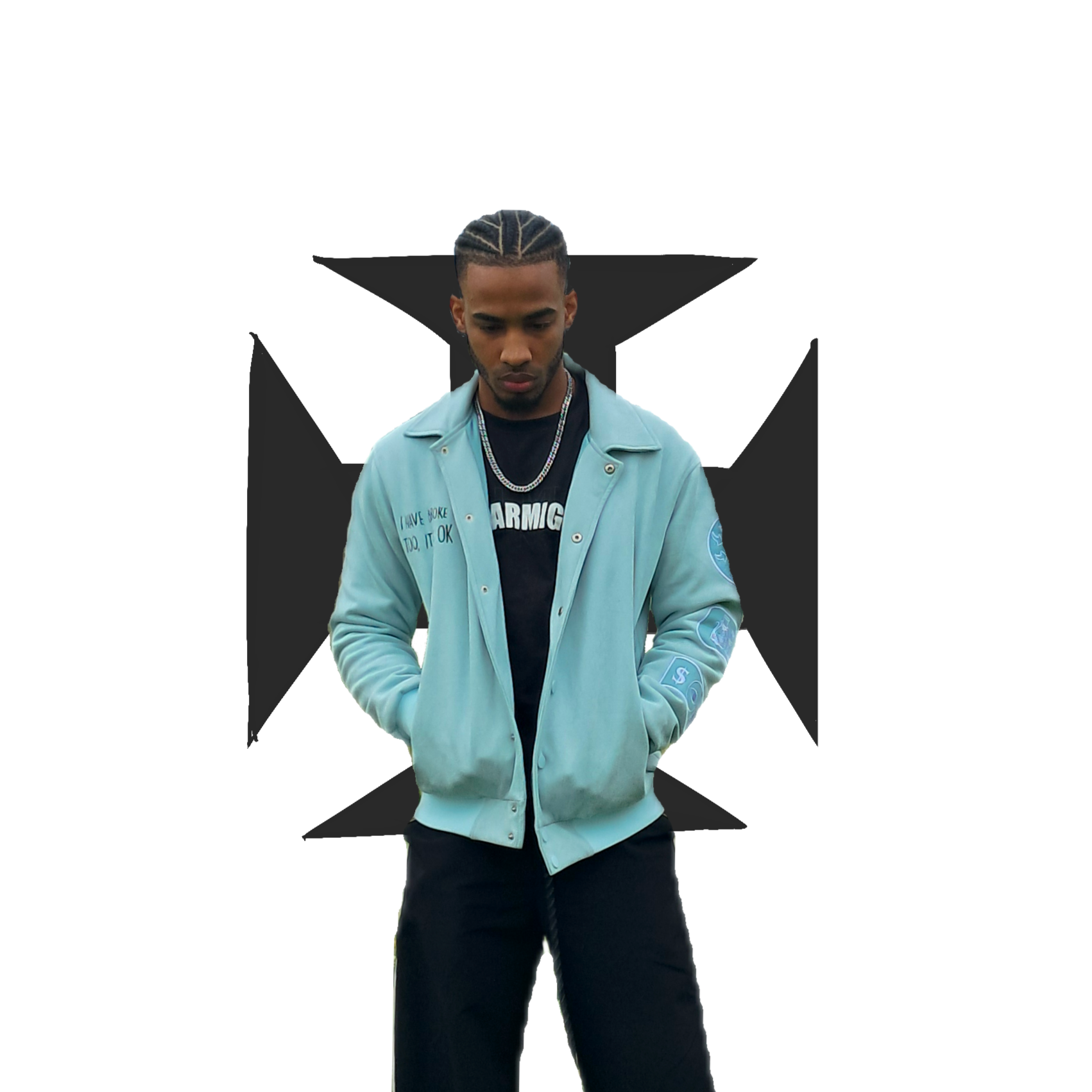 Momma i made it varsity jacket (Oversized)