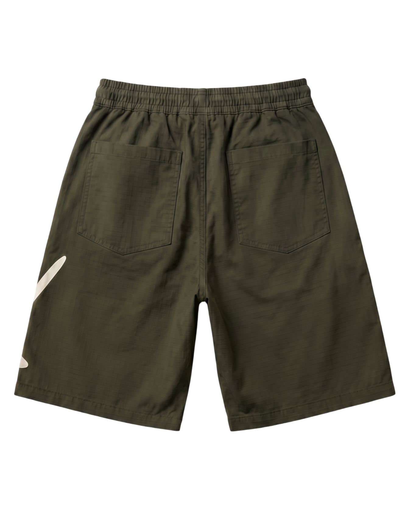 The Olive Wrap-Logo Shorts